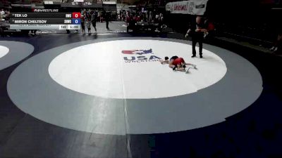 59 lbs 1st Place Match - Tek Lo, Redwood Wrestling Club vs Miron Cheltsov, Savage House Wrestling Club