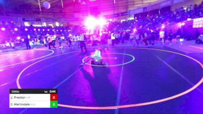 126 lbs Consi Of 4 - Jayden Preston, Live Training vs Connor Martindale, 4 Corners Underground