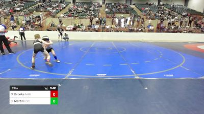 61 lbs Consi Of 8 #2 - Dawsyn Brooks, Rabbit Wrestling Club vs Connor Martin, Level Up Wrestling Center