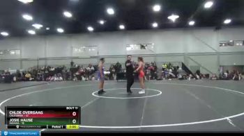 138 lbs Placement Matches (8 Team) - Chloe Overgaag, California vs Josie Hause, Indiana