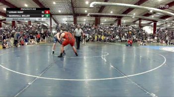 215 lbs Quarterfinal - Logan Hunt, Pershing County vs Marshall Miller, White Pine