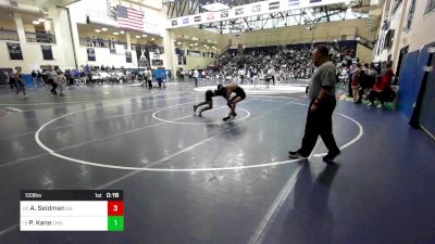 133 lbs Consi Of 16 #2 - Adam Seidman, Germantown Academy vs Pierce Kane, Council Rock North