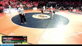 3A 175 lbs Quarterfinal - Brody Murray, St. Charles (East) vs AJ Mancilla, Bradley (B.-Bourbonnais)