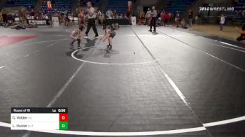 46 lbs Round Of 16 - Cash Wilder, Team Kansas vs Lucas Huizar, Elite Athletic Club Stars