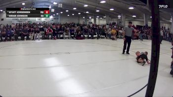 30 lbs Cons. Round 1 - Wyatt Jorgensen, Pioneer Wrestling Club vs Hiram Johnson, FoxFit