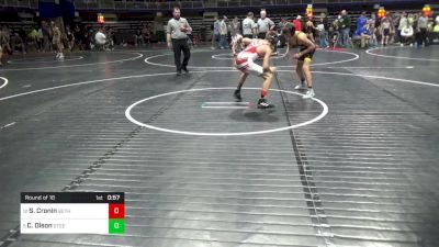 105 lbs Round Of 16 - Shane Cronin, Beth Center vs Camden Olson, Steel Valley