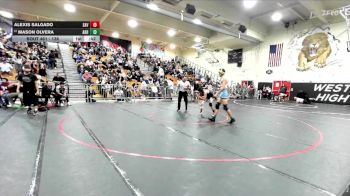 138 lbs Cons. Round 3 - Alexis Salgado, Santa Ana Valley vs Mason Olvera, Arroyo