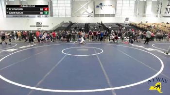 138 lbs Quarterfinal - Gavin Bailie, Club Not Listed vs Ty Conover, Penn Yan Wrestling Club