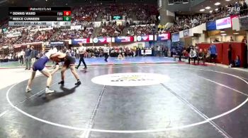AA - 165 lbs Cons. Round 1 - Dennis Ward, Flathead (Kalispell) vs Reece Cunneen, Butte