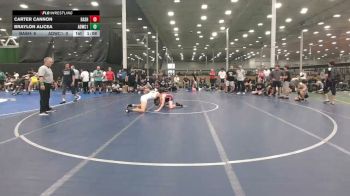 128 lbs Rr Rnd 2 - Carter Cannon, Boyertown - HSBAFC vs Braylon Alicea, Alpha Dawgz - HSBAFC