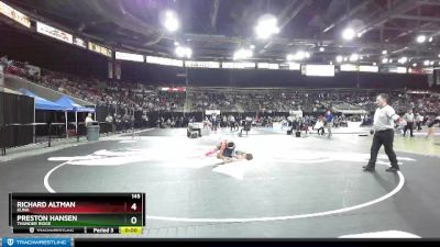 120 lbs Cons. Round 3 - Cantril Nielsen, Boise vs Stryker Huston, Timberlake