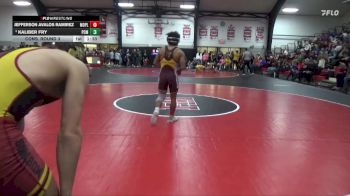 132 lbs Cons. Round 3 - Jefferson Avalos Ramirez, Mount Pleasant vs Kaliber Fry, PCM, Monroe