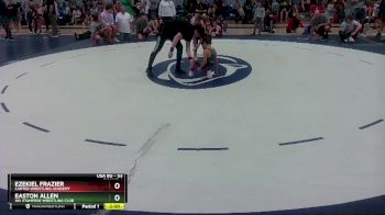 53 lbs Round 1 - Ezekiel Frazier, Carter Wrestling Academy vs Easton Allen, WV Stampede Wrestling Club