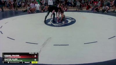 53 lbs Round 1 - Ezekiel Frazier, Carter Wrestling Academy vs Easton Allen, WV Stampede Wrestling Club