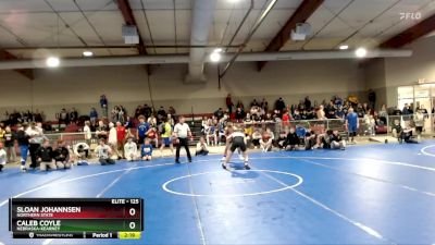 125 lbs Semifinal - Caleb Coyle, Nebraska-Kearney vs Sloan Johannsen, Northern State