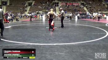 138 lbs Semifinal - Truimph Thurman, Saks Sr vs DAYMION WINFREY, Alabama School For The Blind