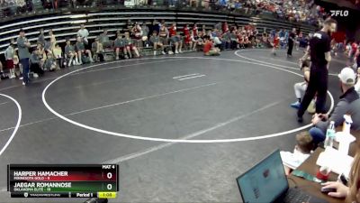 85 lbs Quarterfinals (8 Team) - Harper Hamacher, Minnesota Gold vs Jaegar Romannose, Oklahoma Elite