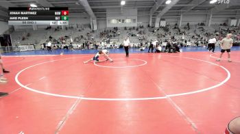 90 lbs Rr Rnd 2 - Jonah Martinez, Midwest RTC vs Jake Plesh, Mat Warriors Blue