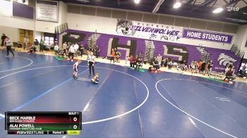 49 lbs Champ. Round 1 - Beck Marble, Box Elder Stingers vs Alai Powell, Charger Wrestling Club
