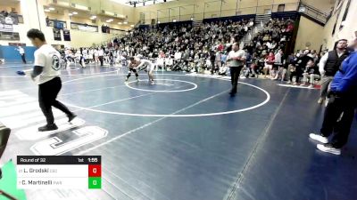 133 lbs Round Of 32 - Lukas Grodski, Conwell-Egan Catholic vs Colby Martinelli, Pennridge