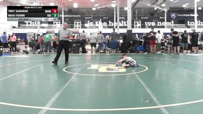 49 lbs Rr Rnd 1 - Trey Sanders, Mat Assassins - K6 vs Beau Toder, Kraken Blue - K6