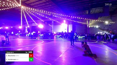 66 lbs Consi Of 4 - Zayden Bautista, Garden City Wrestling Club vs Colson Andersen, Big Game WC