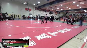 110 lbs Cons. Round 3 - Anaya Guiling, Yorba Linda vs Janelle Valencia, Woodlake