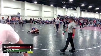 106 lbs Round 4 (8 Team) - Solomon Peterson, Spec Ops vs Colin Broxterman, Ohio Titan Gold