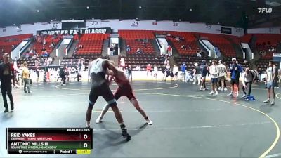 125 lbs 5th Place Match - Antonio Mills III, Roundtree Wrestling Academy vs Reid Yakes, Tampa Bay Tigers Wrestling