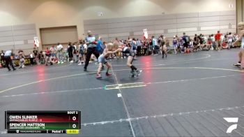 52 lbs Quarterfinals (8 Team) - Owen Slinker, Untouchables Purple vs Spencer Mattson, Aggression Legionaries
