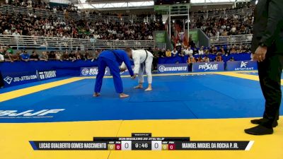 Manoel Miguel Da Rocha P. Jr. vs Lucas Gualberto Gomes Nascimento 2026 Brasileiro Jiu-Jitsu IBJJF