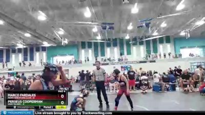 84-88 lbs Round 3 - Perseus Cooperman, Unattached vs Marco Fardales, Miami Wrestling Club