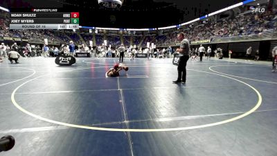 70 lbs Round Of 16 - Noah Shultz, Armstrong vs Joey Myers, Portage