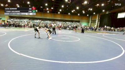 106 lbs Cons. Round 7 - Cody Holtberg, St. Mary`s vs Luca Gordon, Junipero Serra