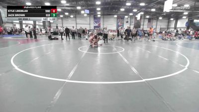 195 lbs Rr Rnd 1 - Kyle Lindblad, Ride Out Wrestling Club - TN vs Jack Brown, Blue Wave 2