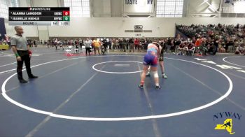 165 lbs Round 1 - Alanna Langdon, Grain House Grapplers Wrestling Club vs Isabelle Kiehle, Whitney Point Youth Wrestling Club