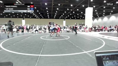 165 lbs Quarters - Mack Powell, Bristow Wrestling Club vs Jet Rank, Tom Eagle