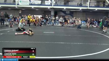 48 lbs Round 2 (8 Team) - Connor Keen, Team Nauman vs Thomas Durant, East Coast Elite