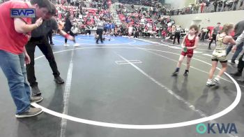 85 lbs Consi Of 8 #2 - Callaway Battenfield, Raw Wrestling Club vs Collin Russow, Beggs Youth Wrestling Program