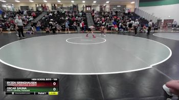 106 lbs Semifinal - Oscar Gauna, South Central Punisher vs Ryzen Isringhausen, Terminator Wrestling Academy