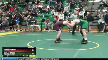 215 lbs Champ. Round 2 - Tanner Smith, LEBANON vs Lukas Stiles, Highland (Medina)