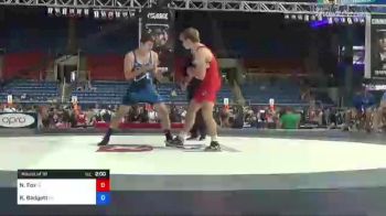 152 lbs Round Of 16 - Nicholas Fox, Iowa vs Ryan Badgett, California