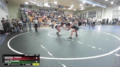 175 lbs Semifinal - Kash Talauega, Villa Park vs Anthony Vargas, Central East