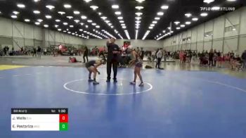 90 lbs Prelims - Jillian Wells, Elk Grove Wrestling Academy vs Erica Pastoriza, Arizona Girls Wrestling