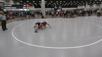 120 lbs Cons. Rd Of 64 - Levi Evans, Iowa vs Dominic Scully, MN Elite Wrestling Club