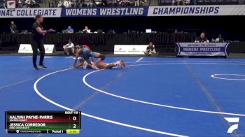 101 lbs Quarterfinal - Jessica Corredor, King University vs Aaliyah Payne-Parris, Sacred Heart