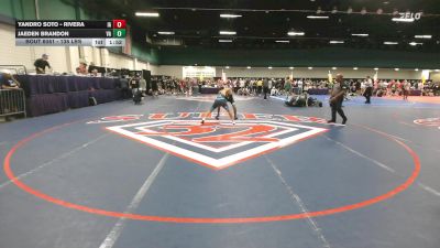 138 lbs Consi Of 128 #2 - Yandro Soto - Rivera, IA vs Jaeden Brandon, VA