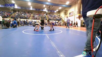 80 lbs Rr Rnd 1 - Kendra Loader, Caney Valley Wrestling vs Jewels McClendon, Viking Wrestling Club