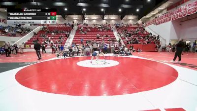 JH 96 lbs Quarterfinal - Kaygan Walton, EL RENO JH vs Blakelee Gardner, Blanchard JH