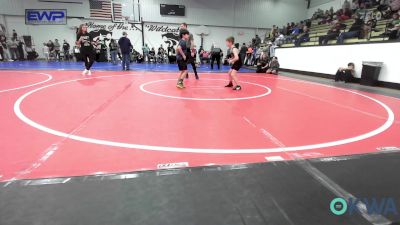 66 lbs Rr Rnd 3 - Luke Griffin, Muskogee Rougher Youth Wrestling vs Satchel Fixin, Hulbert